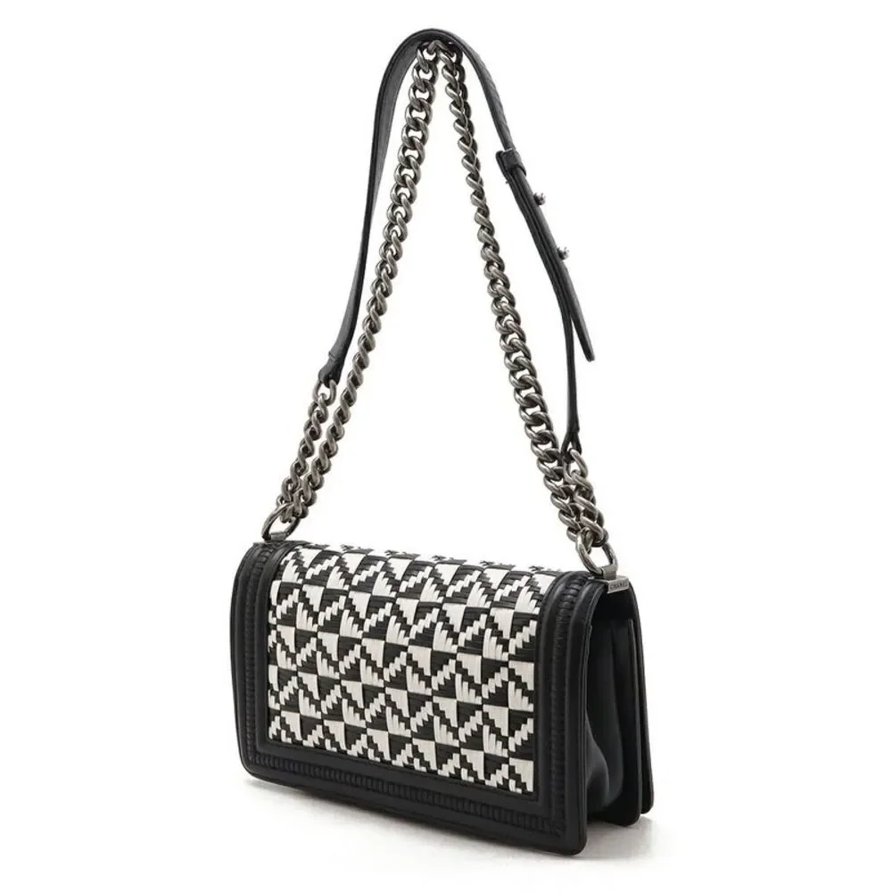 Chanel Boy Matelasse Leather Chain Bag